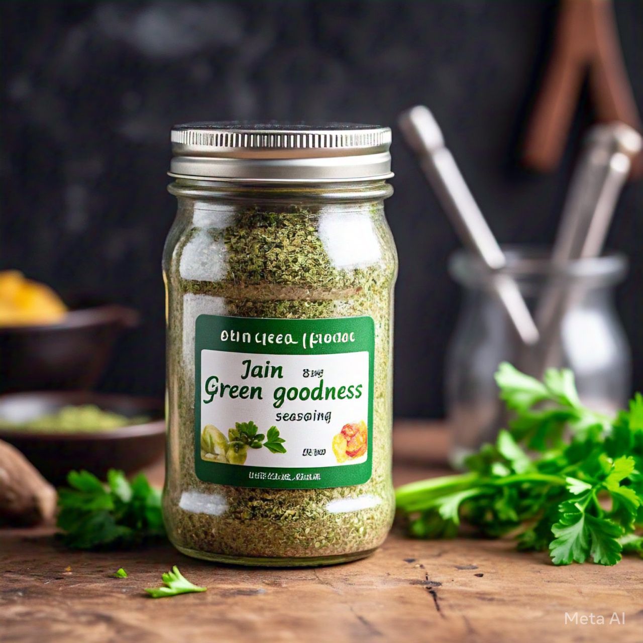 Jain Green Goodness Seasoning (No Onion No Garlic): A Healthy &; Flavorful Spice Blend for Jain Cooking