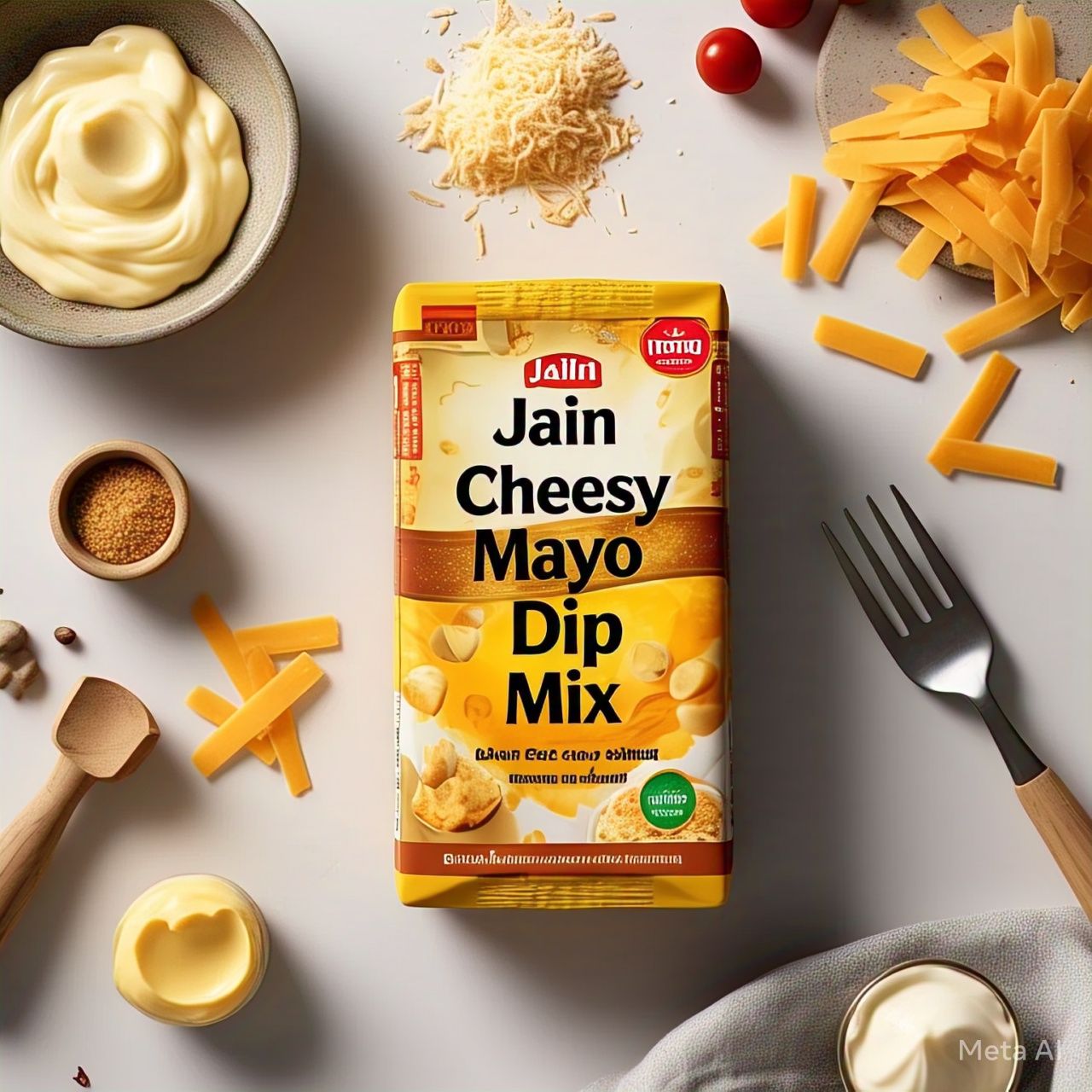 Jain Cheesy Mayo Dip Mix (No Onion No Garlic): A Perfect Choice for Pure Vegetarian Lovers