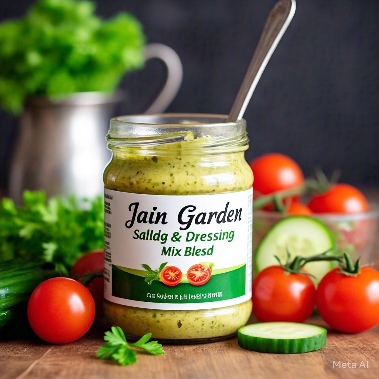 Jain Garden Salad Dip &; Dressing Mix Blend (No Onion No Garlic): A Flavorful, Healthy Addition to Your Meals