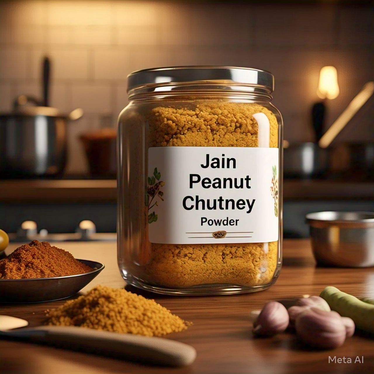 Jain Peanut Chutney Powder (No Onion No Garlic) – A Delicious and Healthy Delight