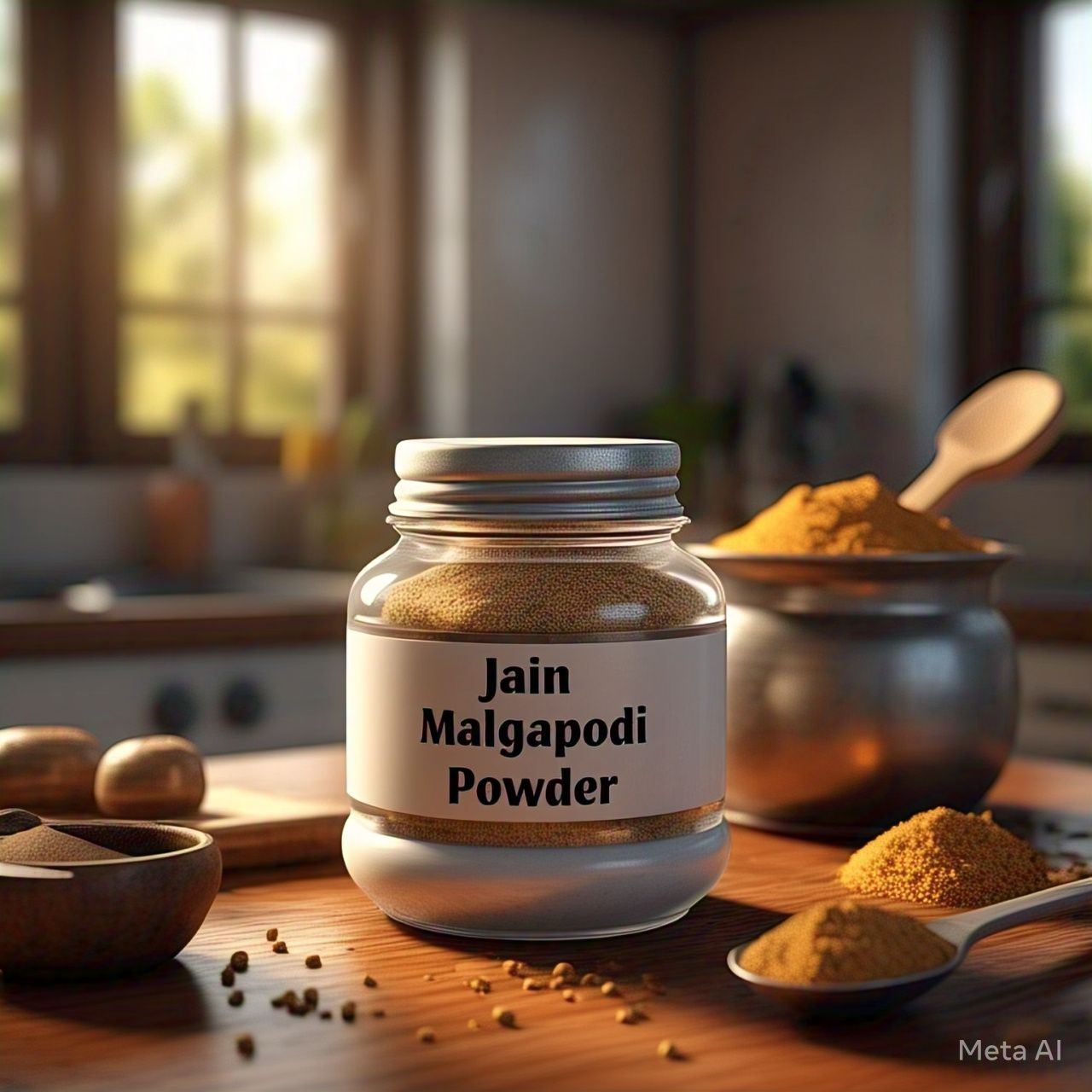 Jain Malgapodi Powder (No Onion No Garlic) – A Healthy and Flavorful Addition to Your Kitchen