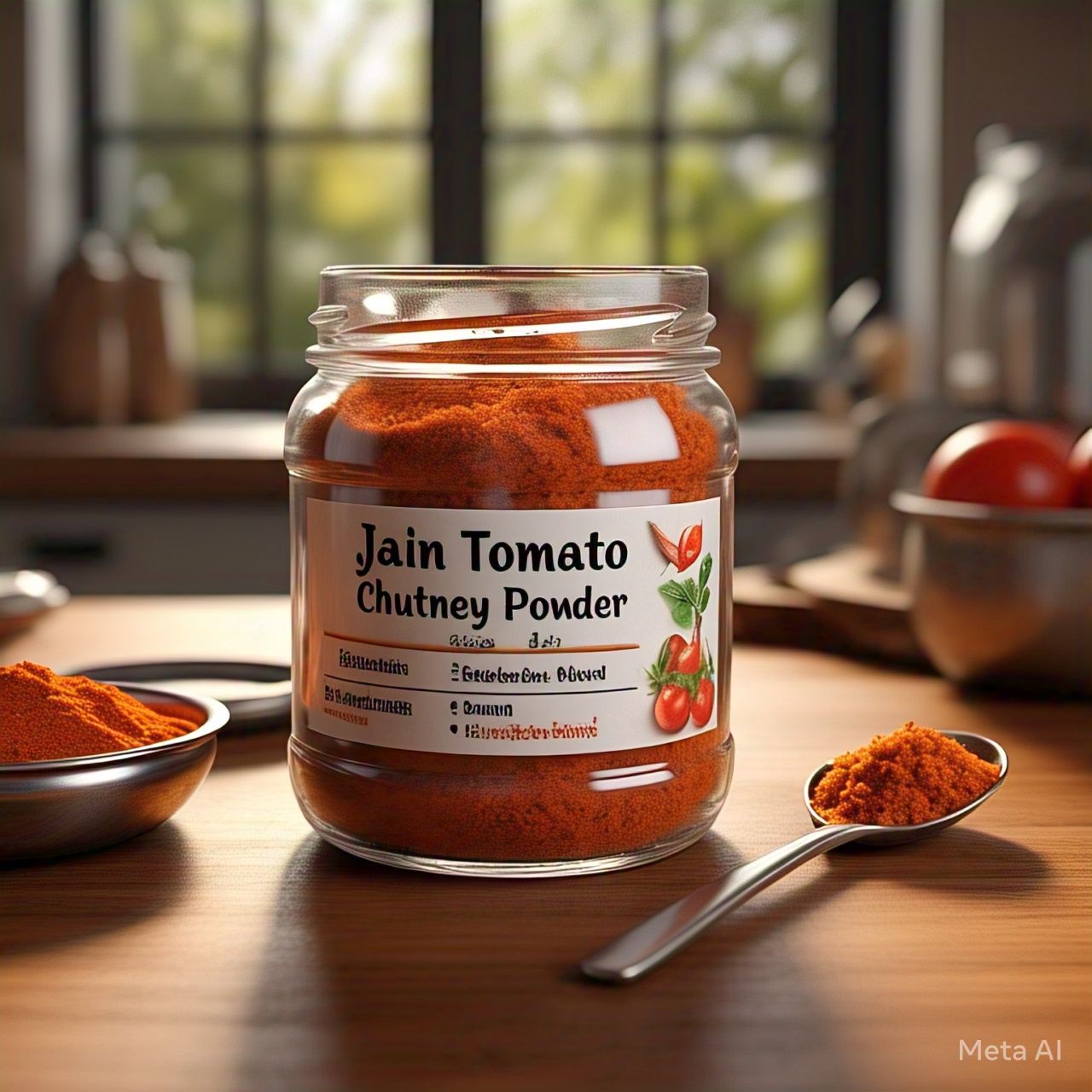 Jain Tomato Chutney Powder (No Onion No Garlic) – A Flavorful Delight