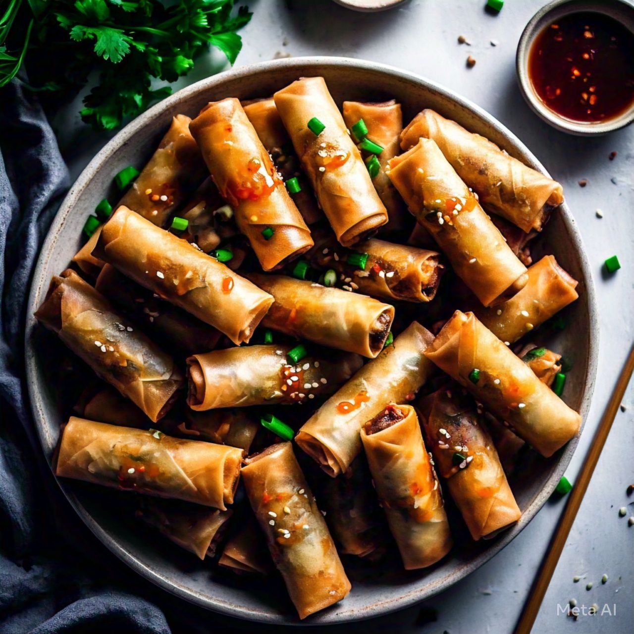 Jain Spring Roll Seasoning (No Onion No Garlic): A Flavorful Twist on Traditional Spring Rolls