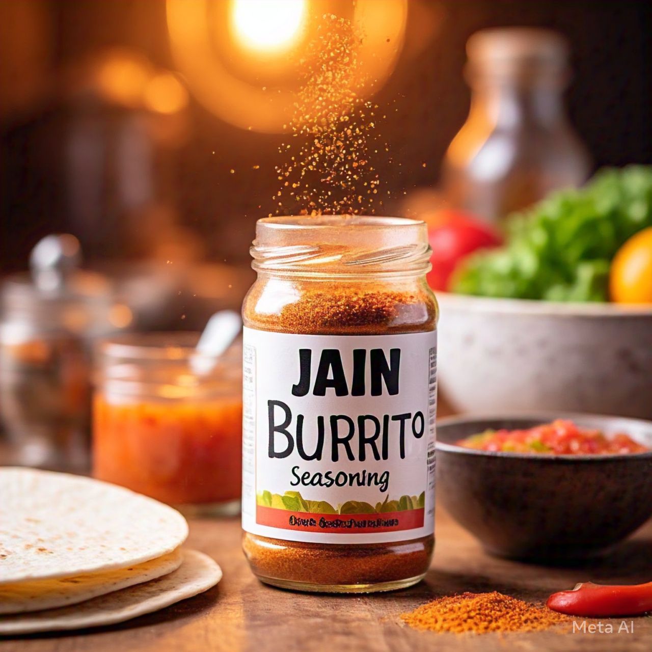 Jain Burrito Seasoning (No Onion No Garlic): A Flavorful Addition to Your Plant-Based Meals