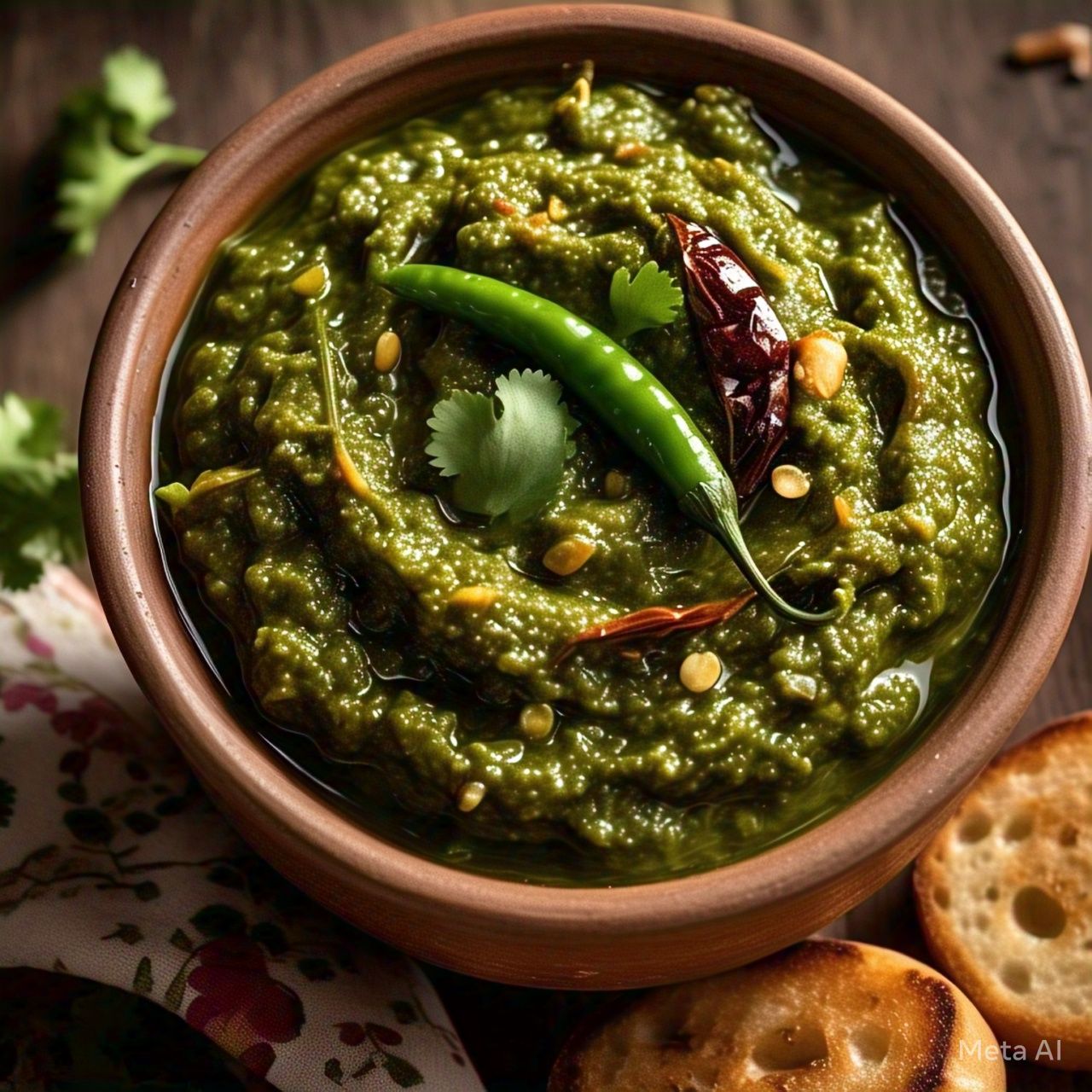 Jain Green Chilli Thecha (No Onion No Garlic): A Flavorful, Pure, and Healthy Treat