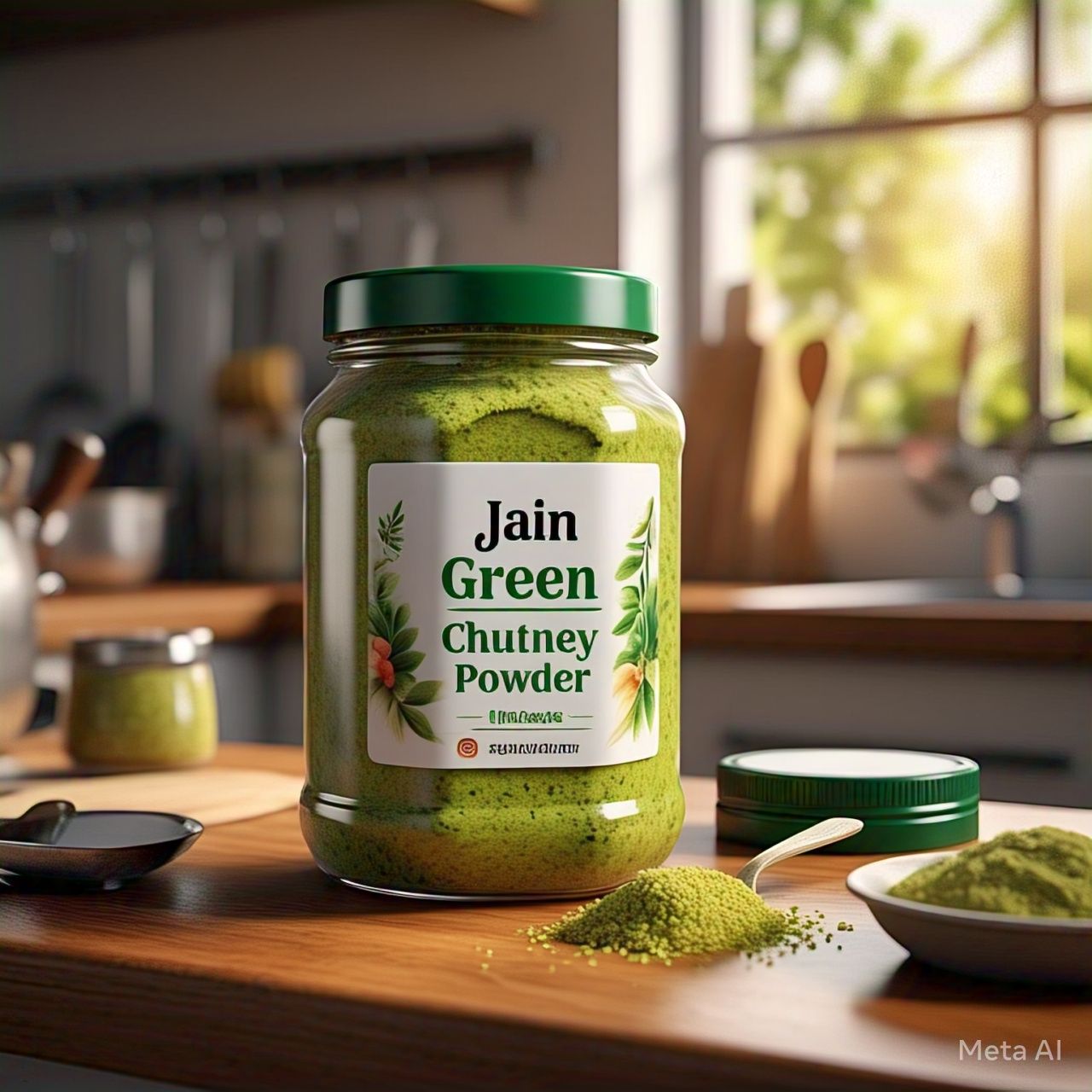 Jain Green Chutney Powder (No Onion No Garlic): A Healthy and Flavorful Addition to Your Meals