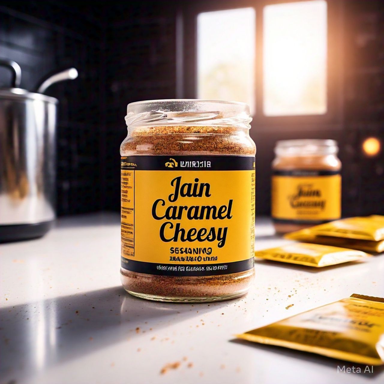 Jain Caramel Cheesy Seasoning (No Onion No Garlic): A Sweet and Savory Flavor Boost for Your Dishes