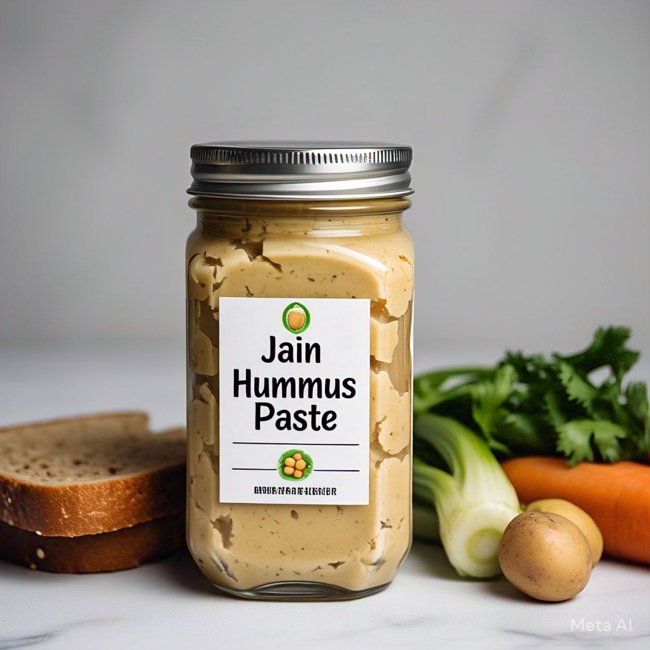 Jain Hummus Paste (No Onion No Garlic): A Delicious, Flavorful, and Eco-friendly Choice