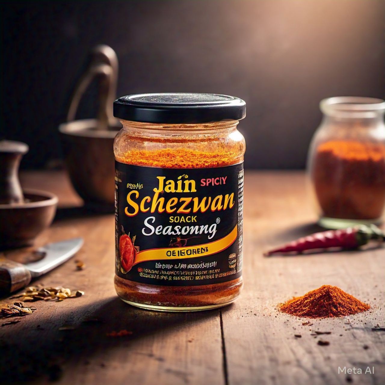 Jain Spicy Schezwan Snack Seasoning (No Onion No Garlic): A Flavor Explosion Without the Onion or Garlic