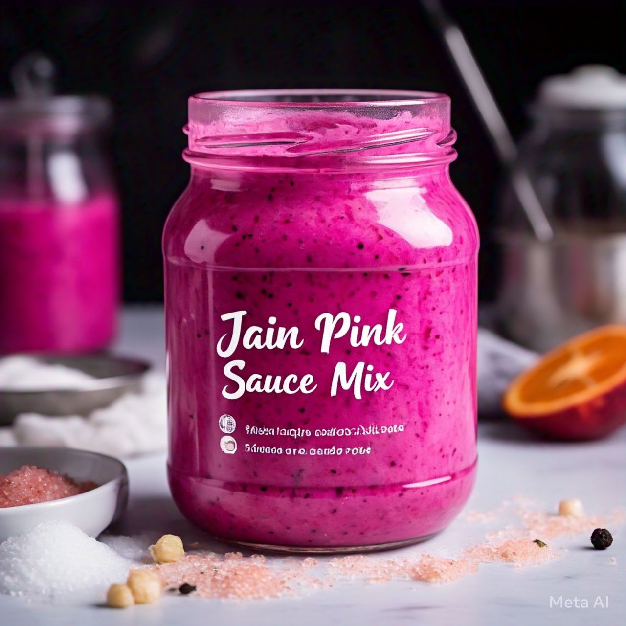 Jain Pink Sauce Mix (No Onion No Garlic) A Creamy and Flavorful Vegan Sauce for Every Meal