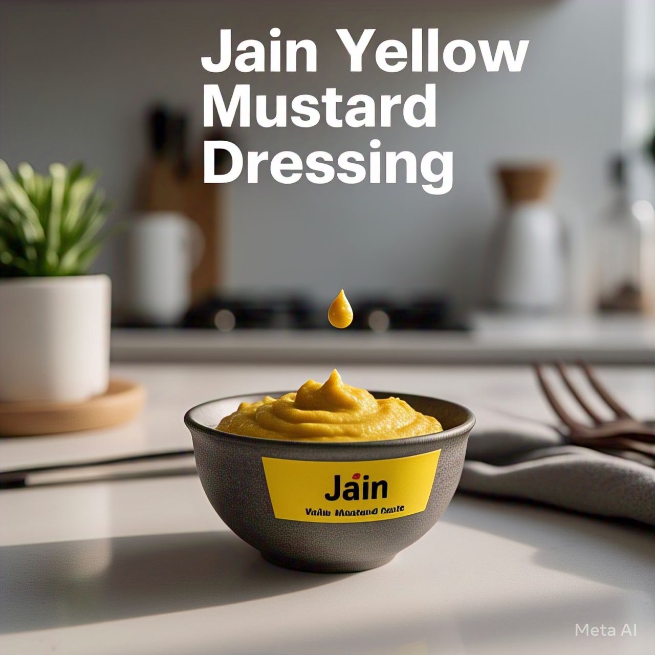 Jain Yellow Mustard Dressing Paste (No Onion No Garlic): A Flavorful, Sustainable Alternative