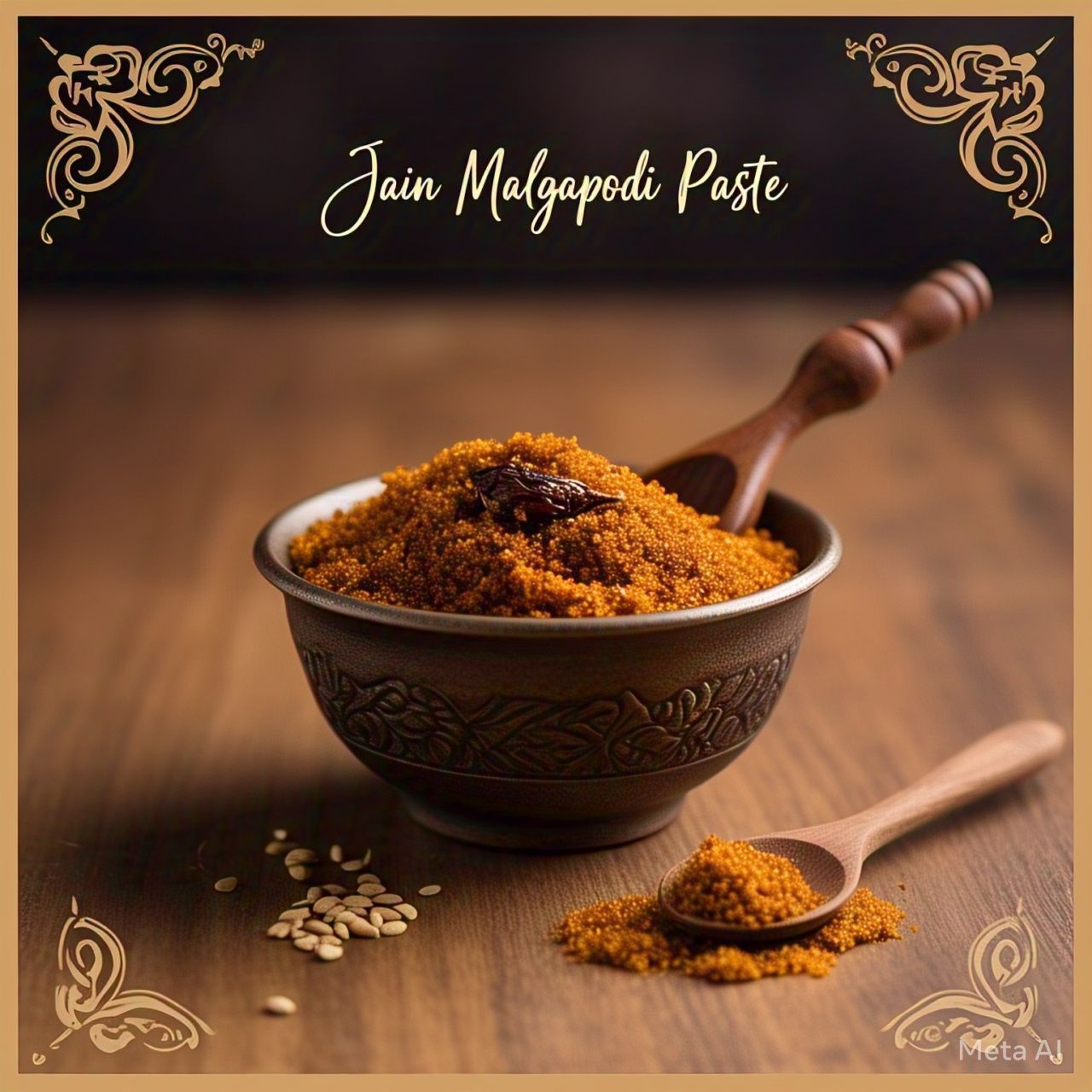 Jain Malgapodi Paste (No Onion No Garlic Paste) – A Perfect Blend for Flavorful, Jain-Friendly Meals