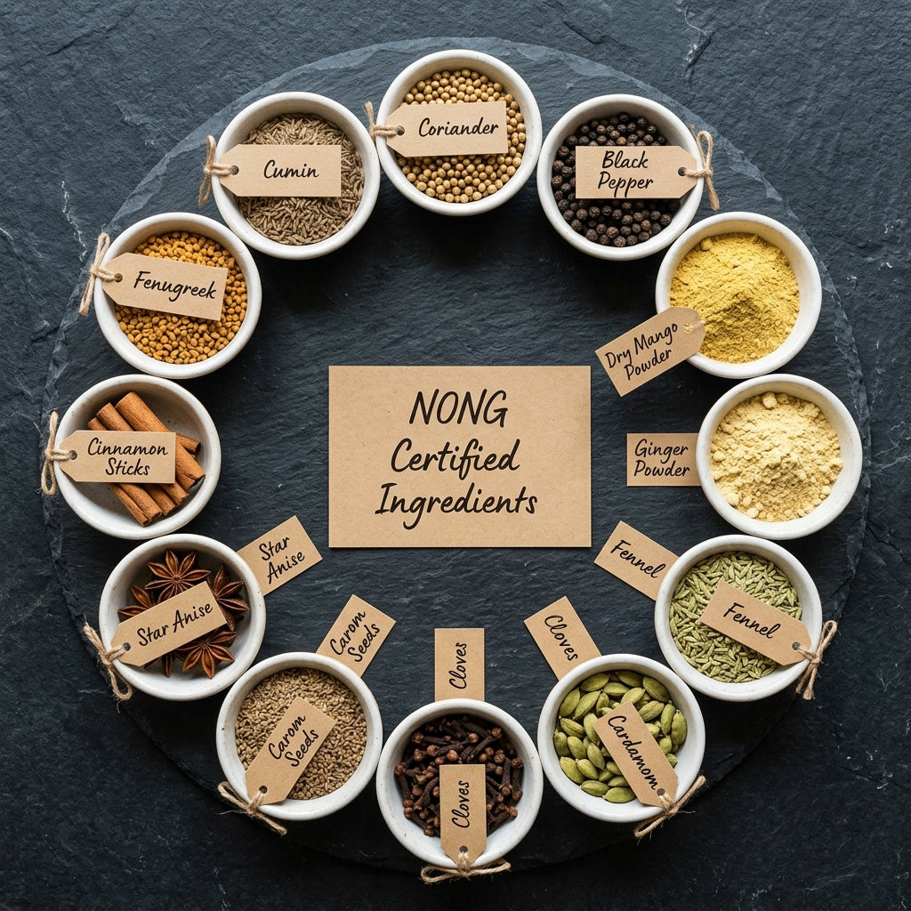 Top Ingredients Used in No Onion No Garlic Seasonings