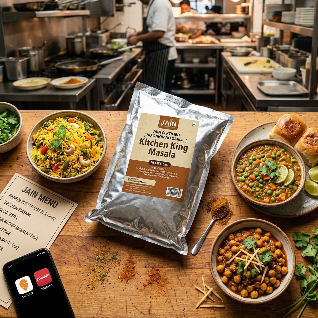 QSR & Restaurants Using No Onion No Garlic Seasonings