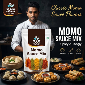 Jain Momo Sauce Powder Mix | No Onion No Garlic | Vegan | Gluten-Free | Made in India | 365 Spicery