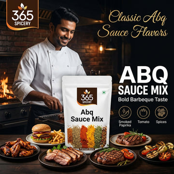 Jain Abq Sauce Powder Mix | No Onion No Garlic | Gluten-Free | No MSG | Made in India | 365 Spicery