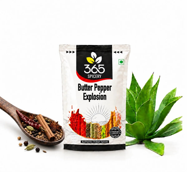 Butter Pepper Explosion | Gourmet Fusion Finishing | Natural Ingredients | No MSG | Premium | 365 Spicery