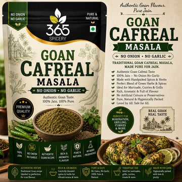 Goan Cafreal Masala | Aromatic Green Herb Spice Blend | No Artificial Flavours | 365 Spicery