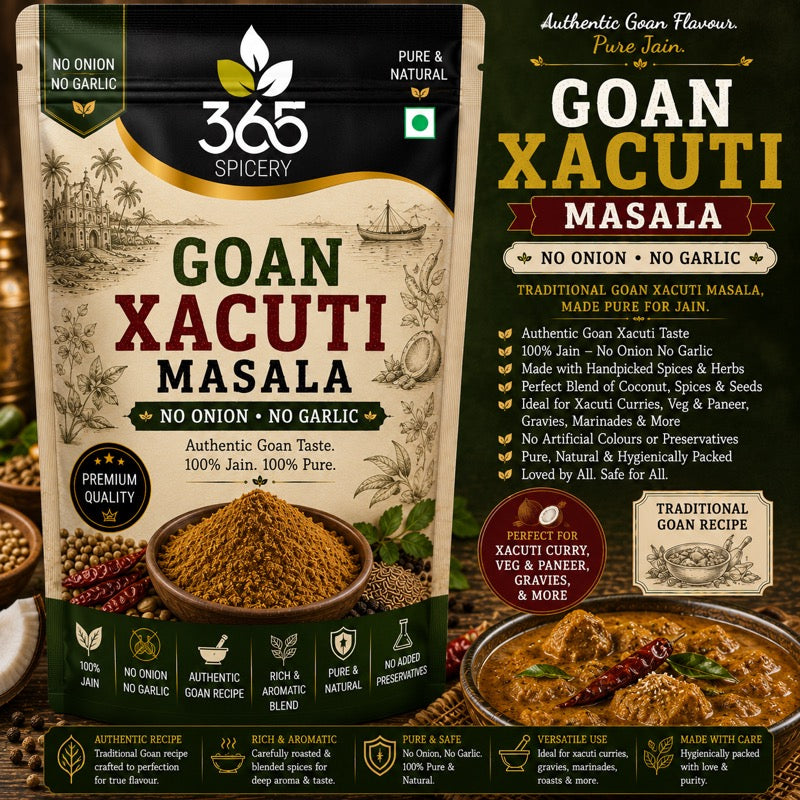 Goan Xacuti Masala | Rich Coconut Based Curry Spice | Vegan | Premium Quality | 365 Spicery