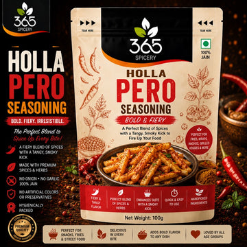 HOLLA PERO SEASONING | Spicy Jalapeno Snack Spice | Natural Ingredients | Vegan | No Artificial Colours | 365 Spicery