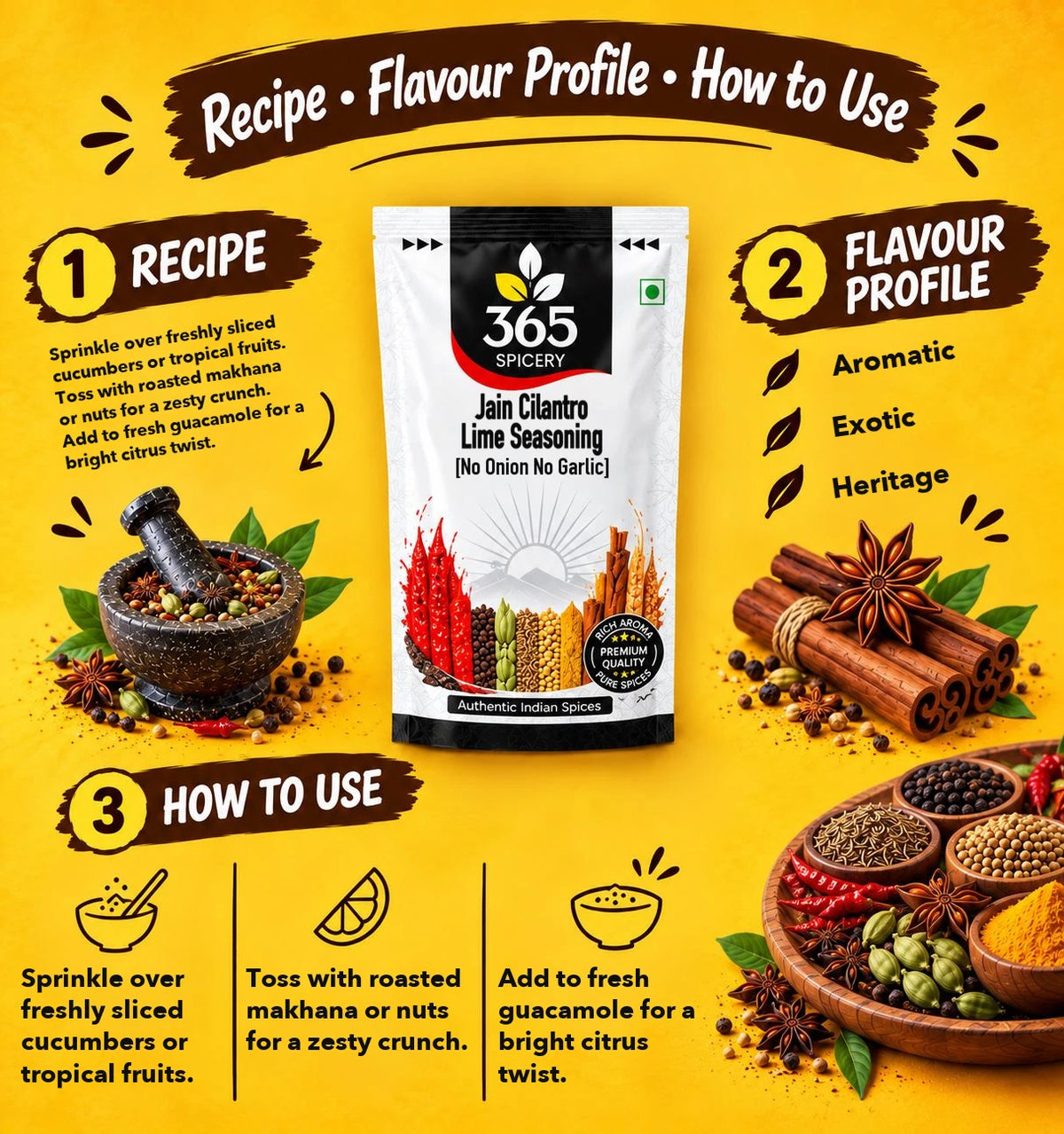 JAIN CILANTRO LIME SEASONING