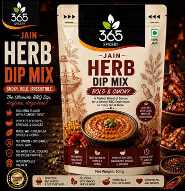 JAIN HERB DIP MIX | No Onion No Garlic | No Artificial Flavours | Premium Garden Blend | 365 Spicery