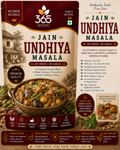 Jain Undhiya Masala (No Onion No Garlic)