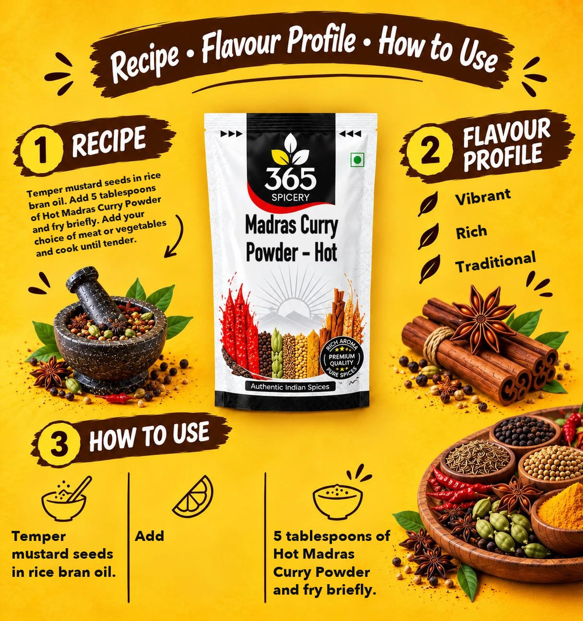 Madras Curry Powder - Hot