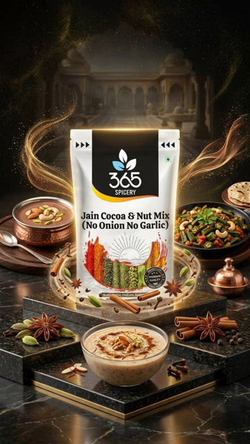 Jain Cocoa & Nut Mix | No Onion No Garlic | Jain-Friendly | Natural Ingredients | For Sweet Snacks | 365 Spicery