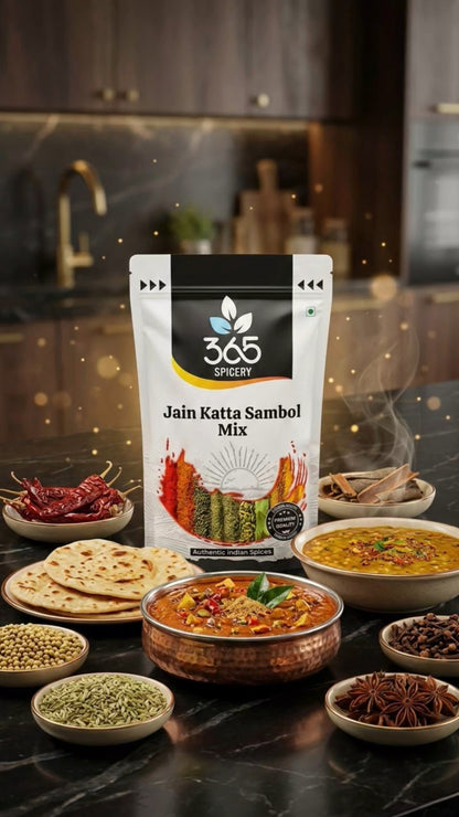 Jain Katta Sambol Mix | No Onion No Garlic | Jain-Friendly | No MSG | Spicy Traditional Condiment | 365 Spicery