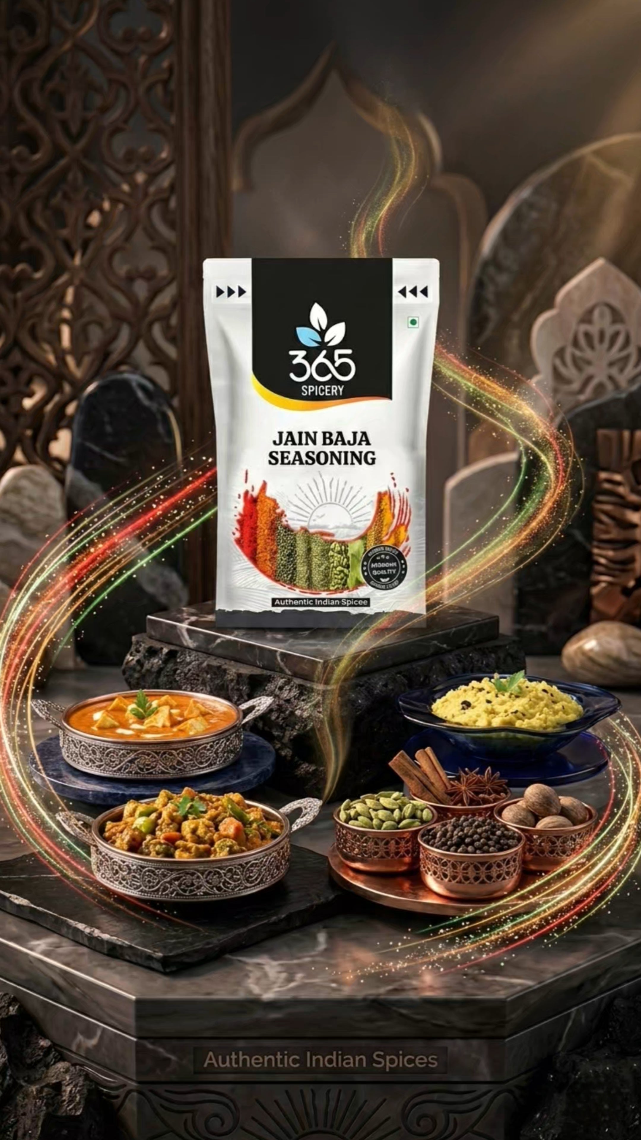 JAIN BAJA SEASONING | No Onion No Garlic | Jain-Friendly | No Artificial Colours | Coastal Mexican | 365 Spicery