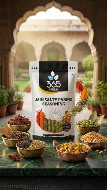 JAIN SALTY PABINO SEASONING | No Onion No Garlic | Jain-Friendly | Premium Quality | Unique Savory | 365 Spicery