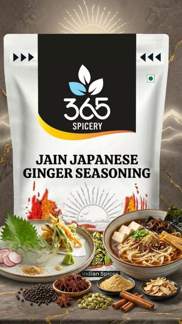 JAIN JAPANESE GINGER SEASONING | No Onion No Garlic | Jain-Friendly | Natural Ingredients | Zesty Kick | 365 Spicery