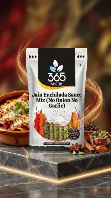 Jain Enchilada Sauce Mix | No Onion No Garlic | Jain-Friendly | Natural Ingredients | Authentic Flavor | 365 Spicery