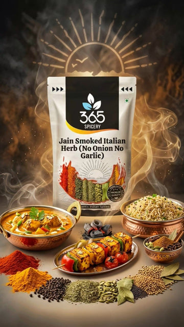 Jain Smoked Italian Herb | No Onion No Garlic | Jain-Friendly | Premium Quality | For Pasta & Grills | 365 Spicery