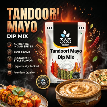 TANDOORI MAYO DIP MIX | Smoky Indian Flavours | No Artificial Colours | Gluten-Free | Premium Quality | 365 Spicery