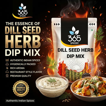 DILL SEED HERB DIP MIX | Fresh Aromatic Seasoning | Gluten-Free | No Artificial Flavours | Made in India | 365 Spicery
