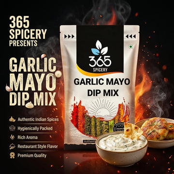 GARLIC MAYO DIP MIX | Aromatic Savoury Blend | No MSG | Natural Ingredients | Premium Quality | 365 Spicery