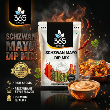 SCHEZWAN MAYO DIP MIX | Bold Indo-Chinese Spice | No Artificial Colours | Vegan | Perfect for Dips | 365 Spicery