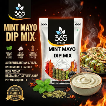 MINT MAYO DIP MIX | Refreshing Herb Seasoning | Natural Ingredients | Gluten-Free | Ideal for Platters | 365 Spicery