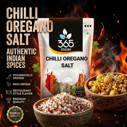 Chilli Oregano Salt | Italian Herb Infusion | Perfect for Pizza & Pasta | Vegan | 365 Spicery