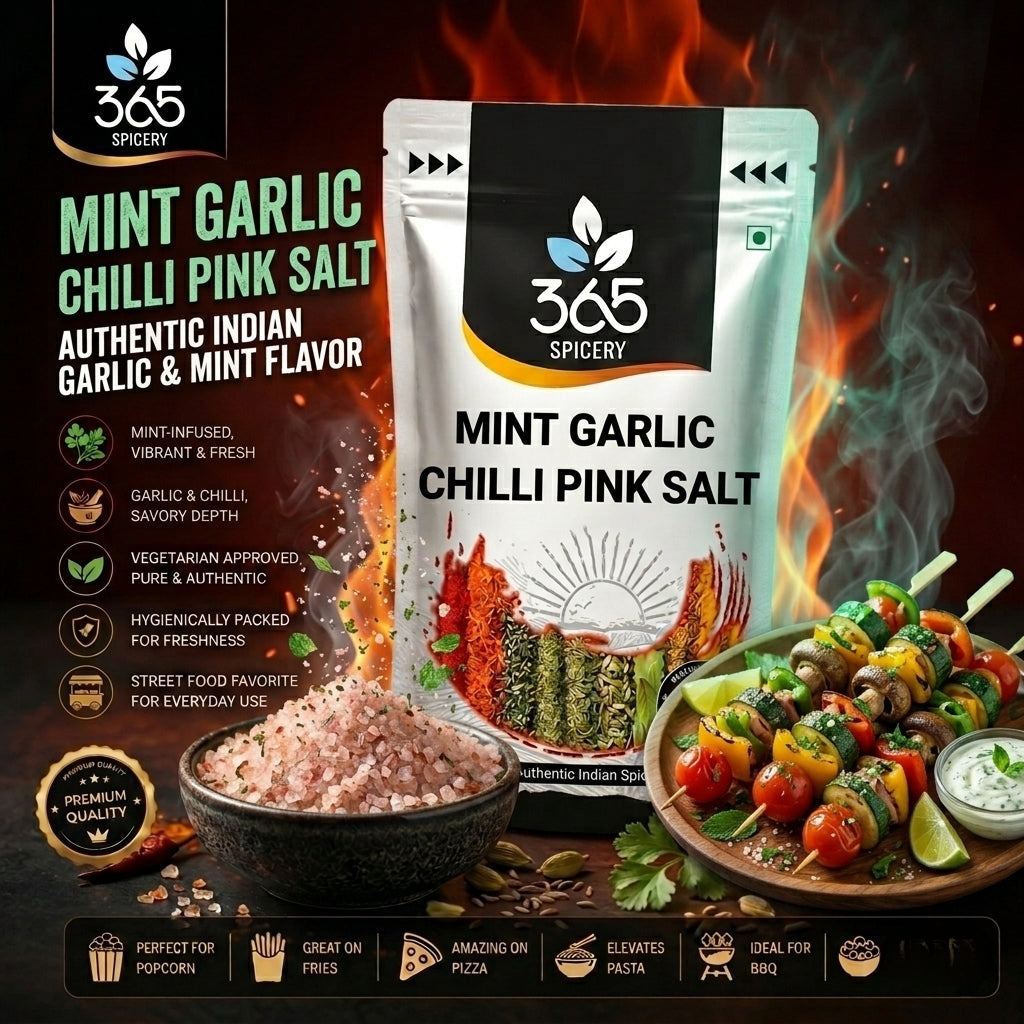 Mint Garlic Chilli Pink Salt