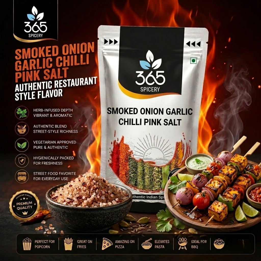 Smoked Onion Garlic Chilli Lemon Pink Salt