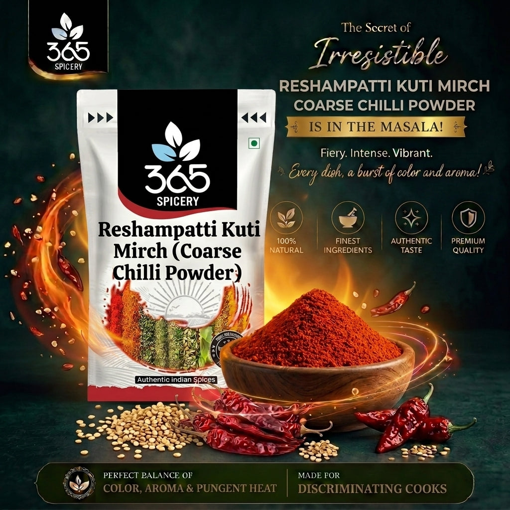 Reshampatti Kuti Mirch (Coarse Chilli Powder) — 365 Spicery