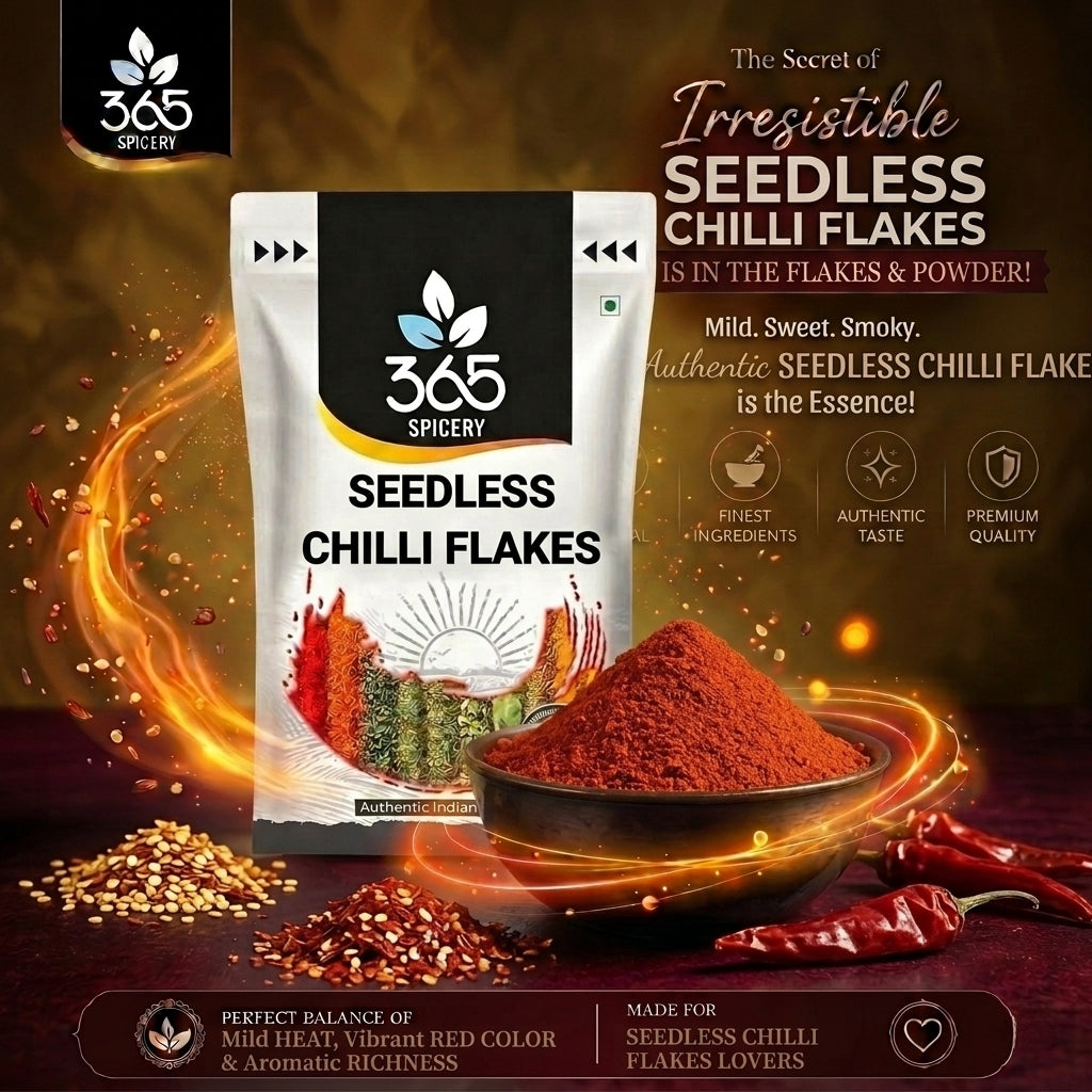 RED CHILLI FLAKES WITHOUT SEEDS — 365 Spicery