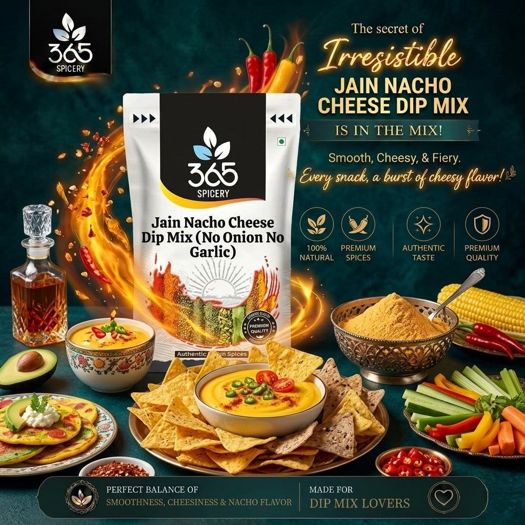JAIN NACHO CHEESE DIP MIX (No Onion No Garlic) — 365 Spicery