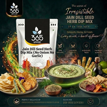 JAIN DILL SEED HERB DIP MIX (No Onion No Garlic) — 365 Spicery