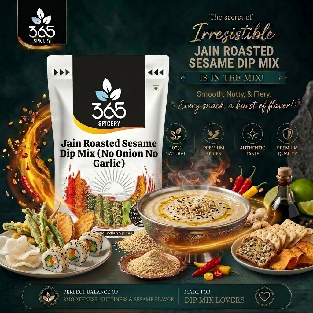 JAIN ROASTED SESAME DIP MIX (No Onion No Garlic) — 365 Spicery