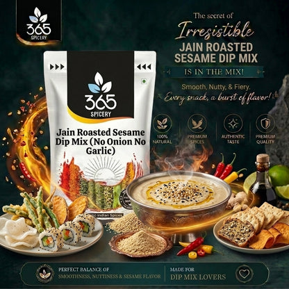 JAIN ROASTED SESAME DIP MIX (No Onion No Garlic) — 365 Spicery