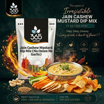 JAIN CASHEW MUSTARD DIP MIX (No Onion No Garlic) — 365 Spicery